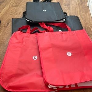 Mixed lot bundle Lululemon bags purse gym recycling totes purse carry all new